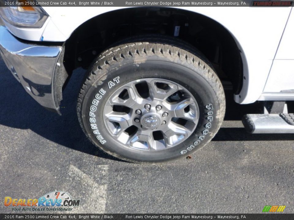 2016 Ram 2500 Limited Crew Cab 4x4 Bright White / Black Photo #2