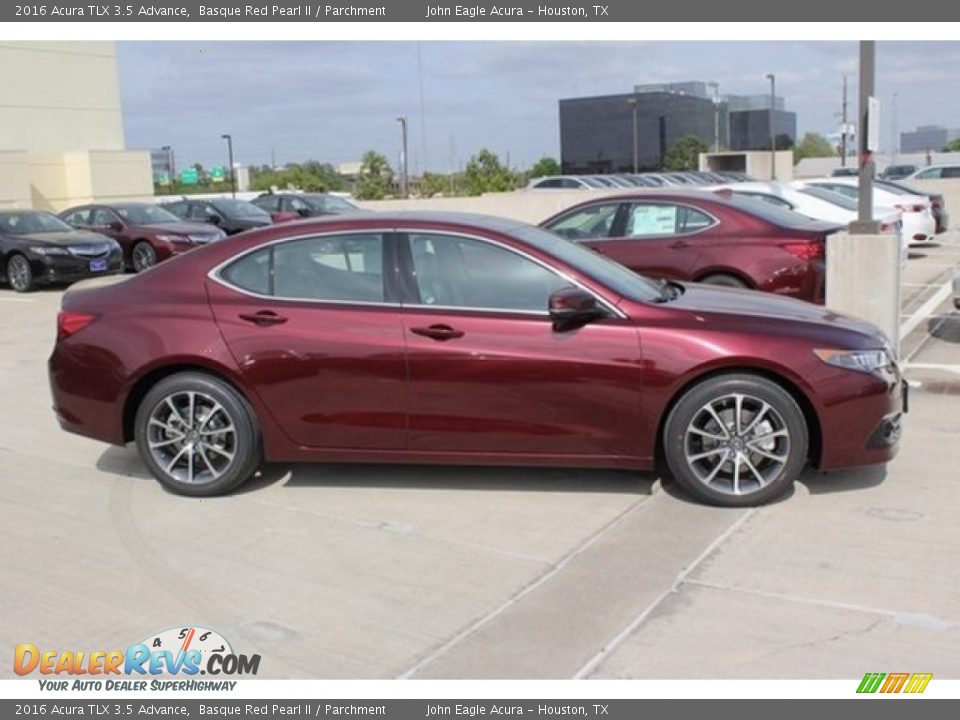 Basque Red Pearl II 2016 Acura TLX 3.5 Advance Photo #8