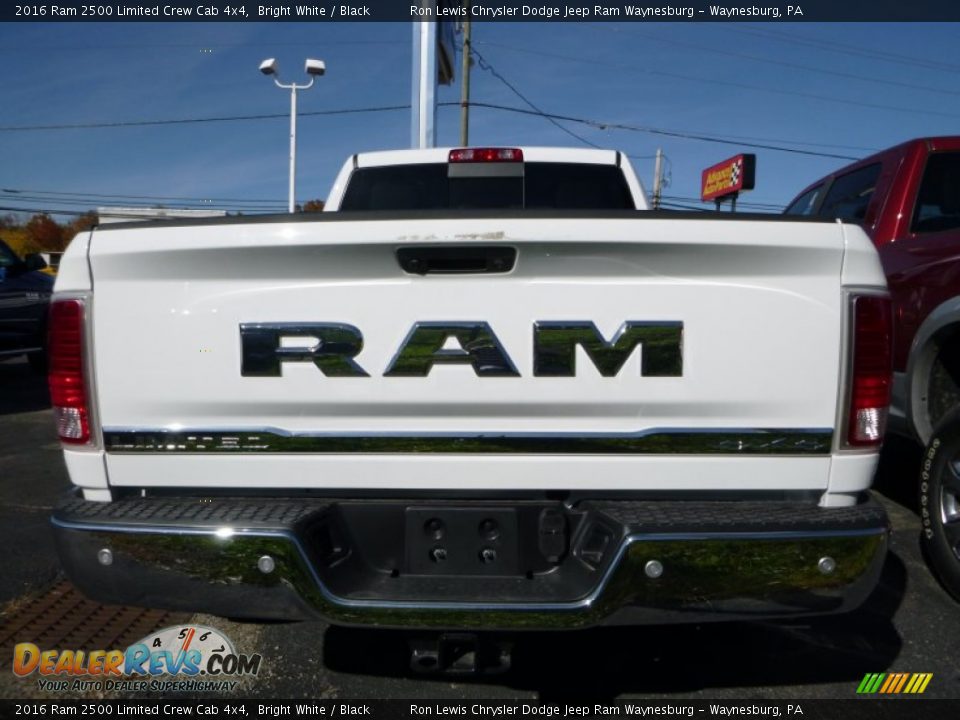 2016 Ram 2500 Limited Crew Cab 4x4 Bright White / Black Photo #7