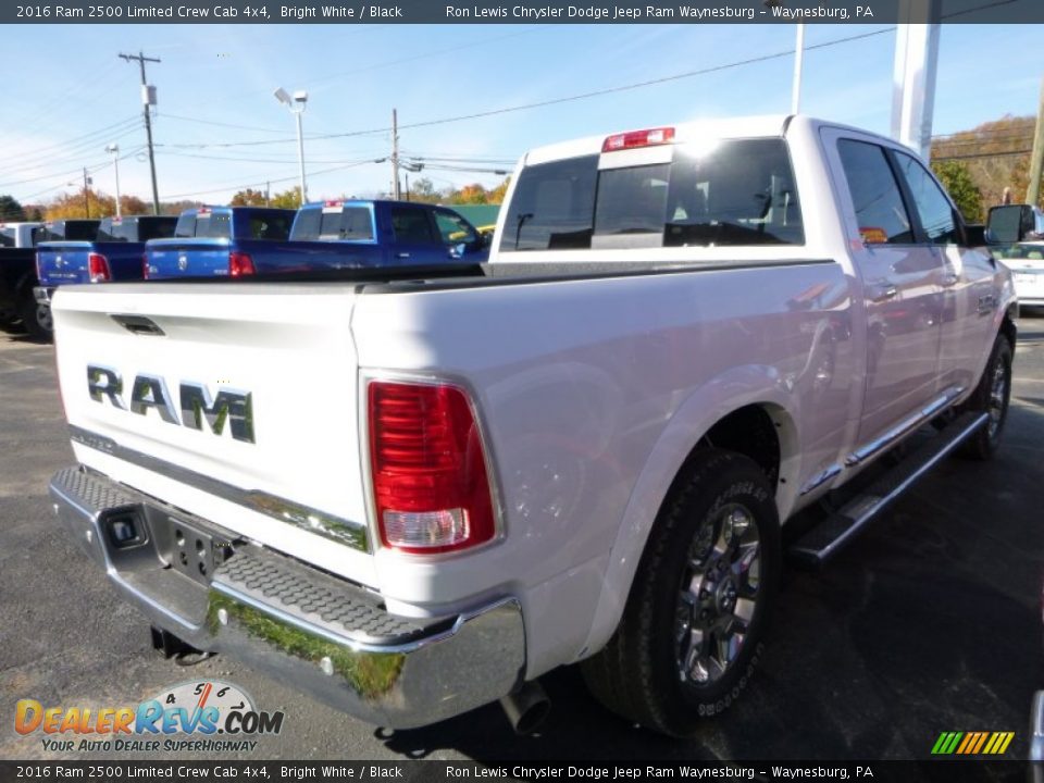 2016 Ram 2500 Limited Crew Cab 4x4 Bright White / Black Photo #9