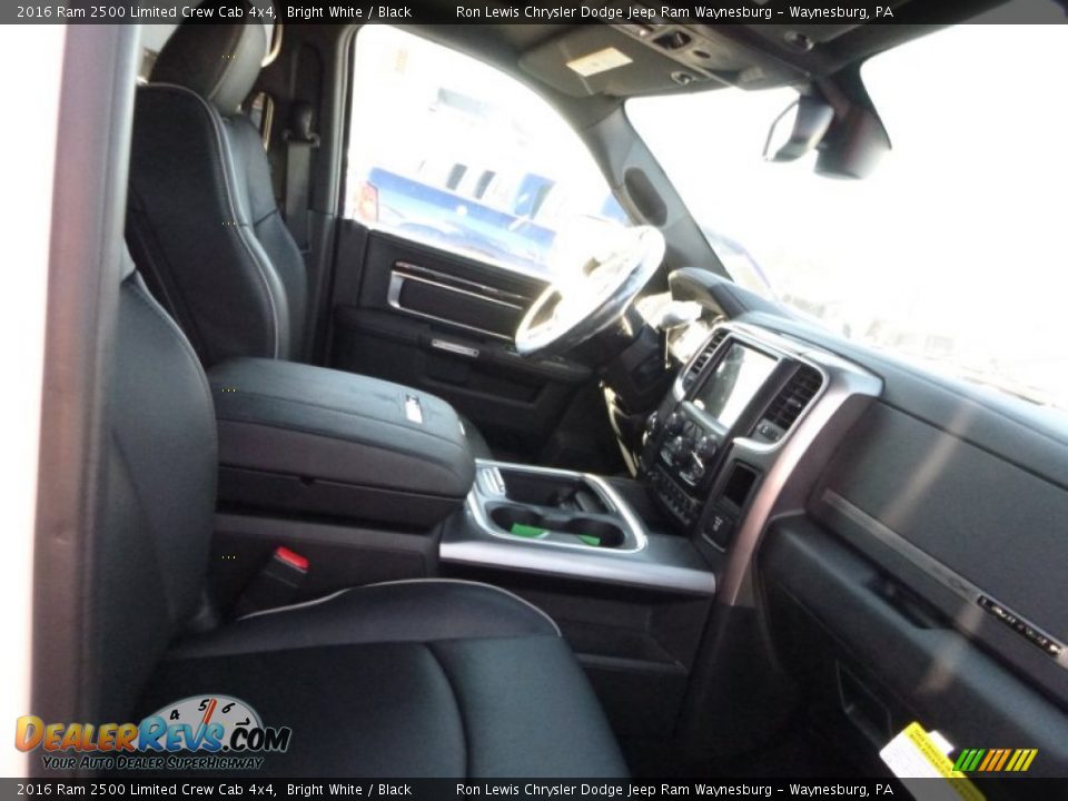 2016 Ram 2500 Limited Crew Cab 4x4 Bright White / Black Photo #10
