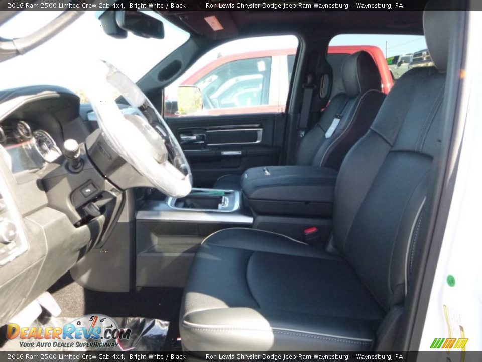 2016 Ram 2500 Limited Crew Cab 4x4 Bright White / Black Photo #15