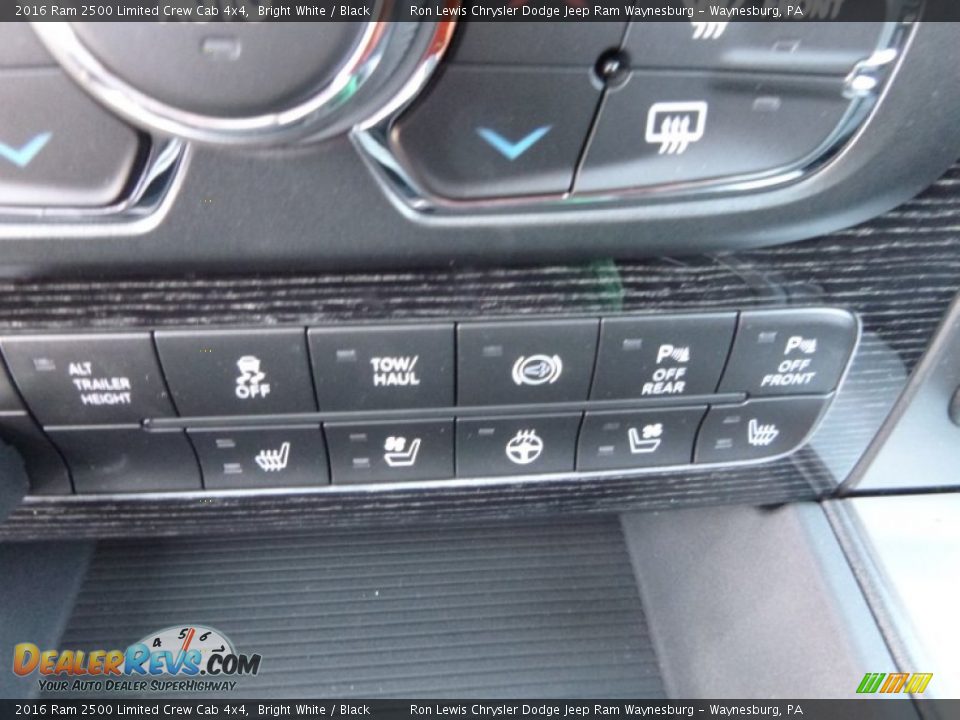 2016 Ram 2500 Limited Crew Cab 4x4 Bright White / Black Photo #18