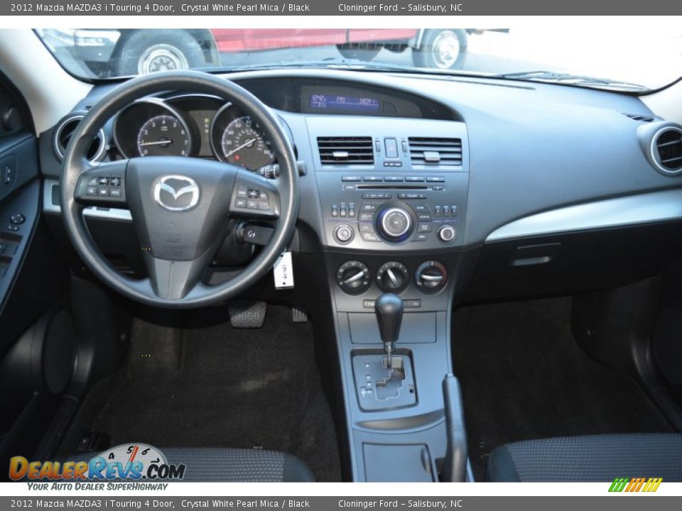 2012 Mazda MAZDA3 i Touring 4 Door Crystal White Pearl Mica / Black Photo #12