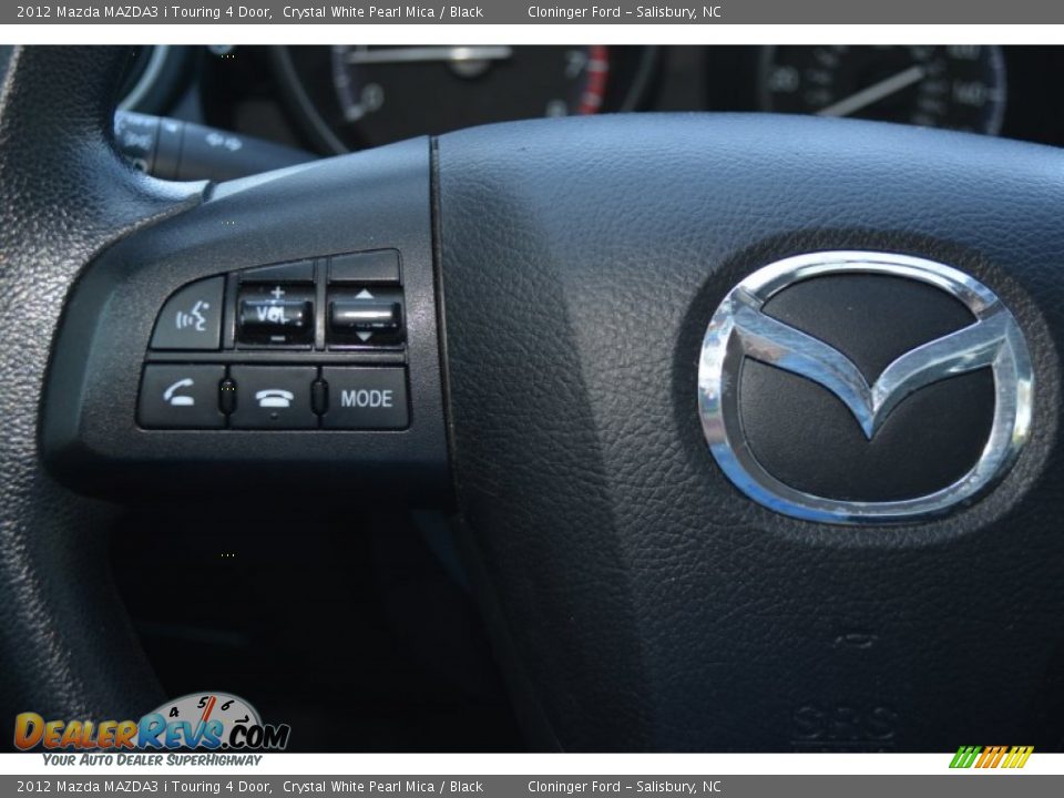 2012 Mazda MAZDA3 i Touring 4 Door Crystal White Pearl Mica / Black Photo #20
