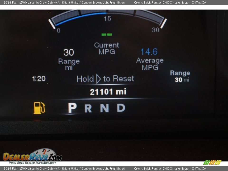 2014 Ram 1500 Laramie Crew Cab 4x4 Bright White / Canyon Brown/Light Frost Beige Photo #27