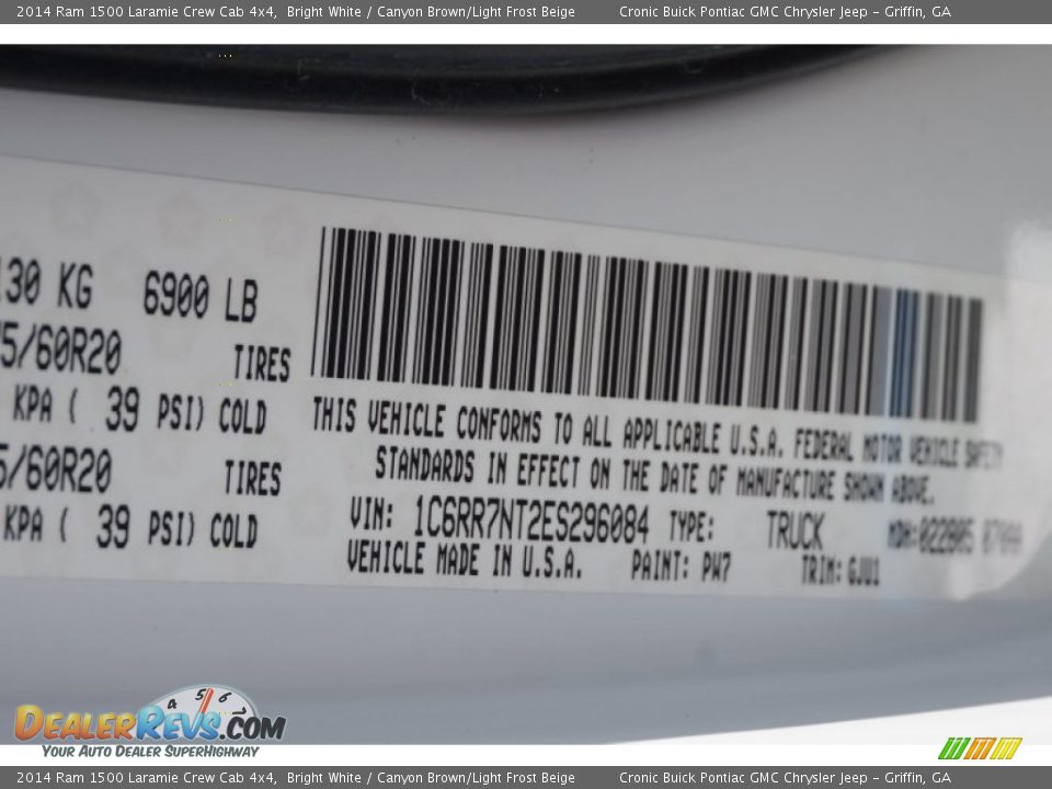 2014 Ram 1500 Laramie Crew Cab 4x4 Bright White / Canyon Brown/Light Frost Beige Photo #28