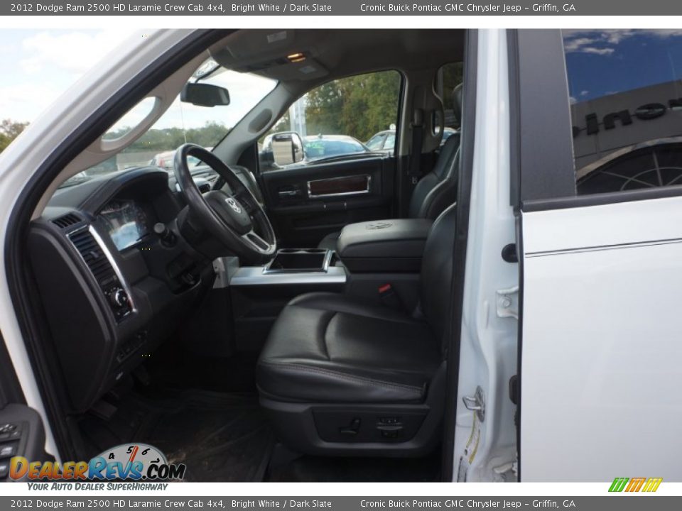 2012 Dodge Ram 2500 HD Laramie Crew Cab 4x4 Bright White / Dark Slate Photo #9