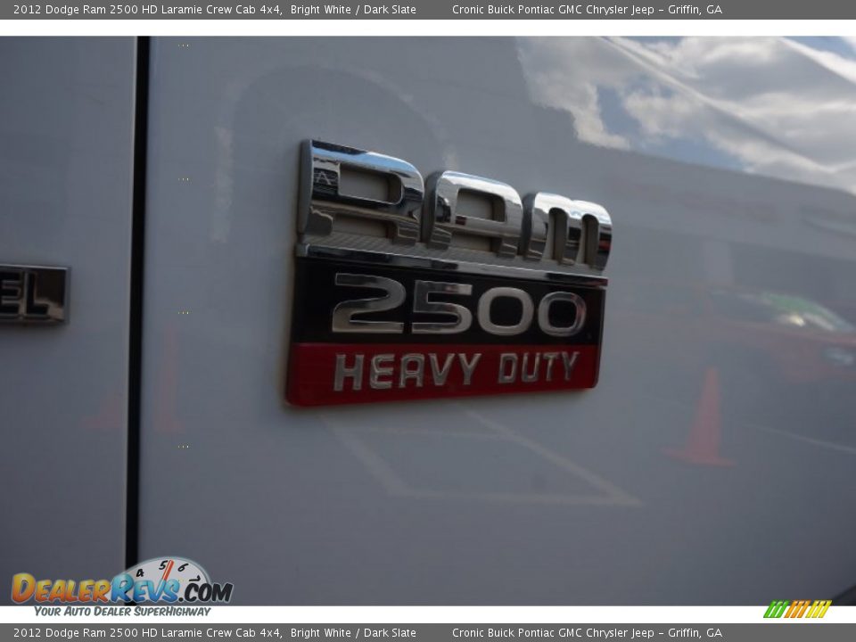 2012 Dodge Ram 2500 HD Laramie Crew Cab 4x4 Bright White / Dark Slate Photo #14