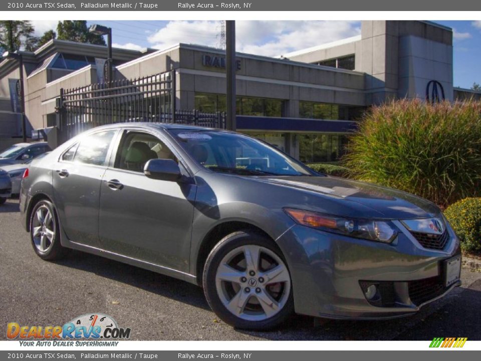 2010 Acura TSX Sedan Palladium Metallic / Taupe Photo #1