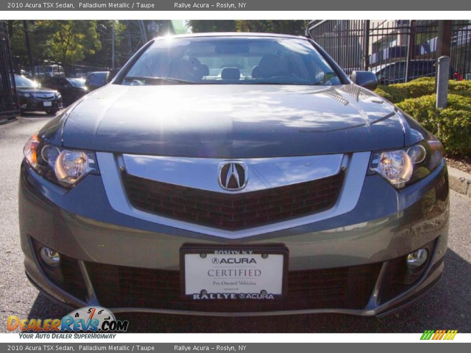 2010 Acura TSX Sedan Palladium Metallic / Taupe Photo #2