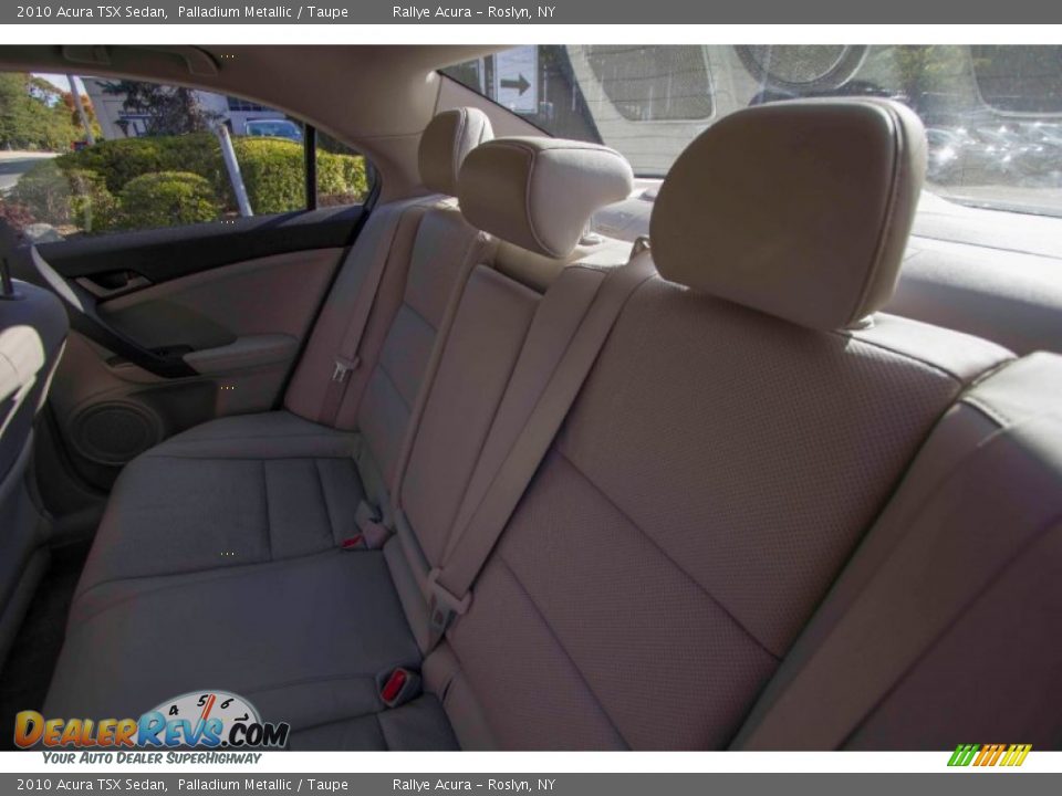 2010 Acura TSX Sedan Palladium Metallic / Taupe Photo #18