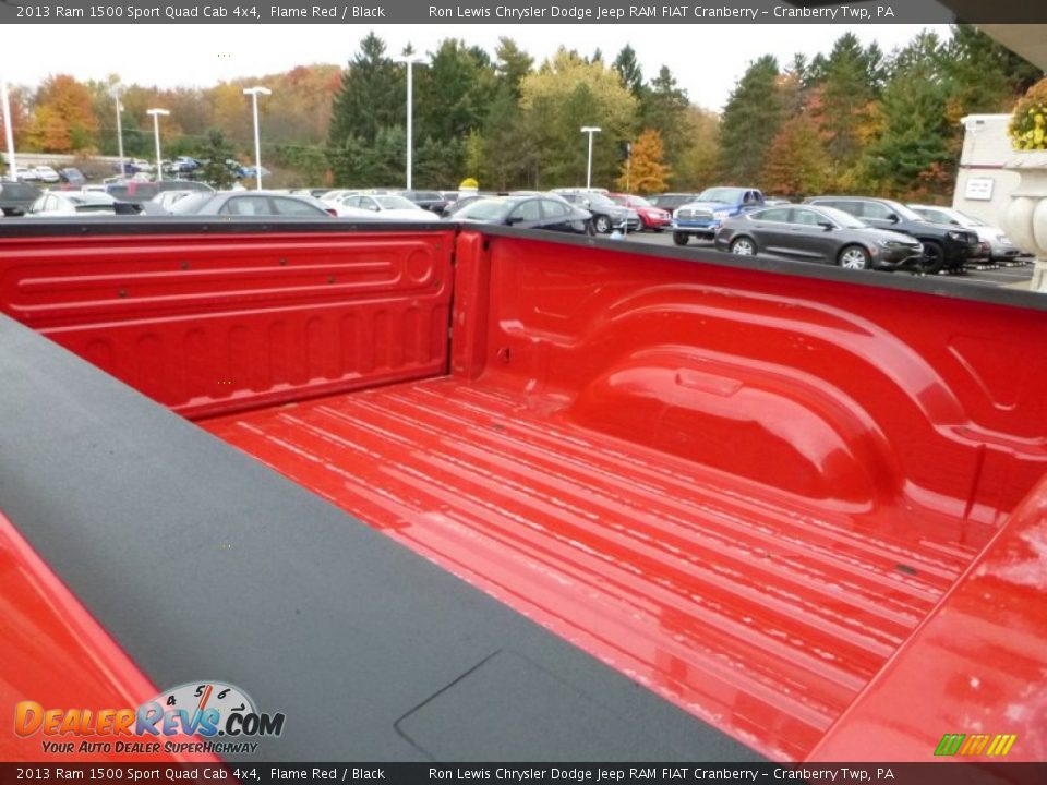 2013 Ram 1500 Sport Quad Cab 4x4 Flame Red / Black Photo #3