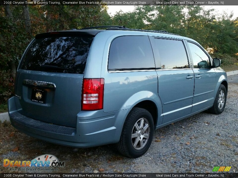 2008 Chrysler Town & Country Touring Clearwater Blue Pearlcoat / Medium Slate Gray/Light Shale Photo #6
