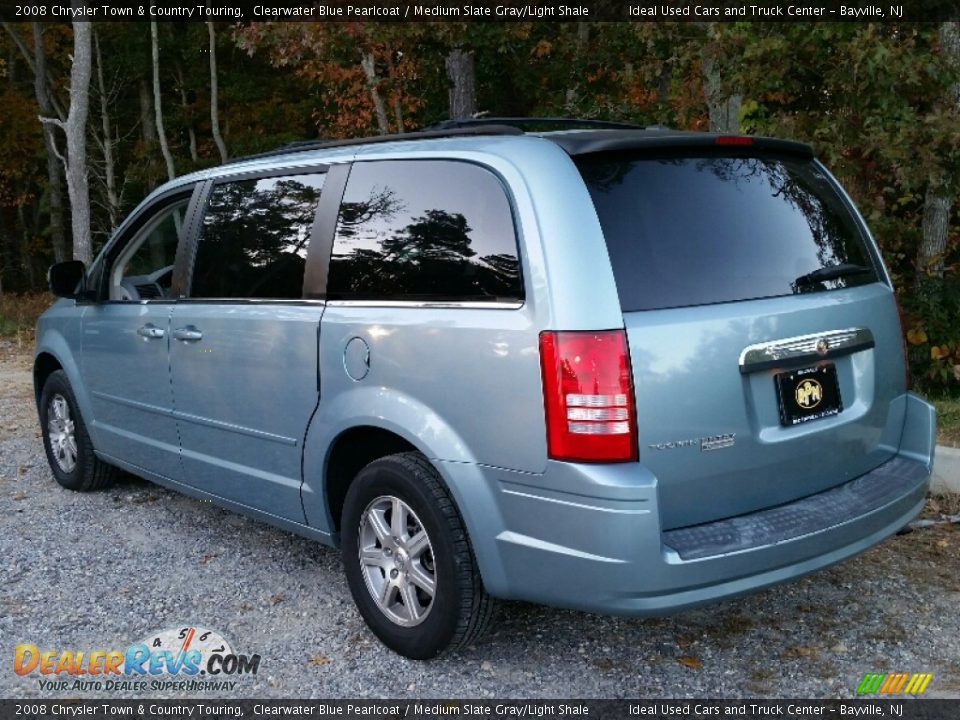 2008 Chrysler Town & Country Touring Clearwater Blue Pearlcoat / Medium Slate Gray/Light Shale Photo #7