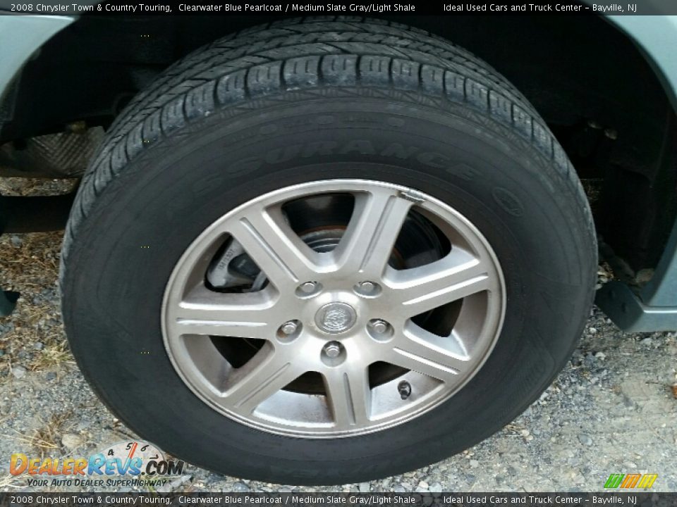 2008 Chrysler Town & Country Touring Clearwater Blue Pearlcoat / Medium Slate Gray/Light Shale Photo #23
