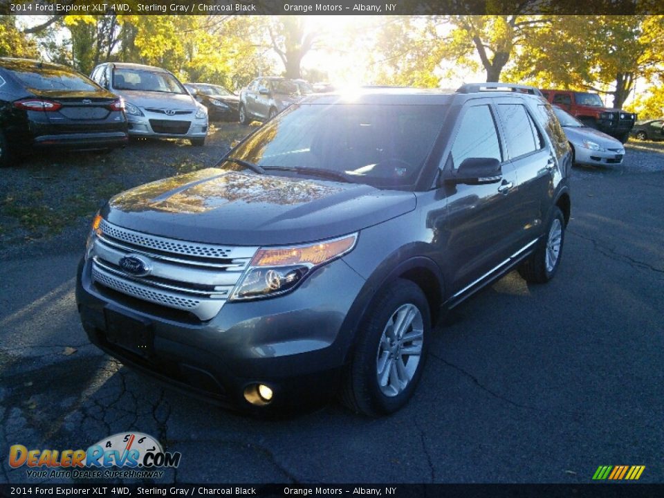 2014 Ford Explorer XLT 4WD Sterling Gray / Charcoal Black Photo #3