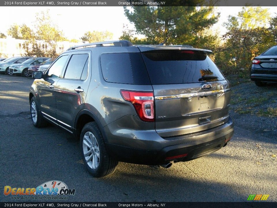 2014 Ford Explorer XLT 4WD Sterling Gray / Charcoal Black Photo #4