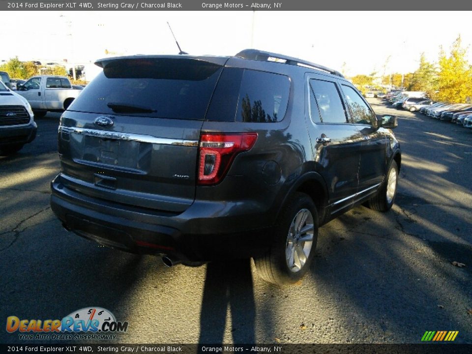 2014 Ford Explorer XLT 4WD Sterling Gray / Charcoal Black Photo #5
