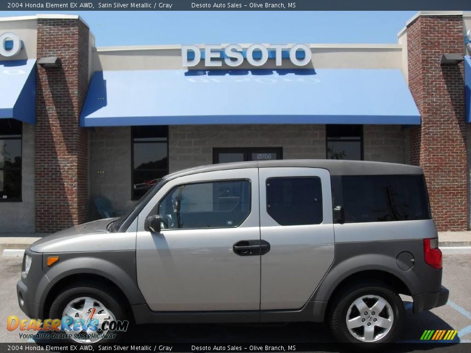 2004 Honda Element EX AWD Satin Silver Metallic / Gray Photo #1