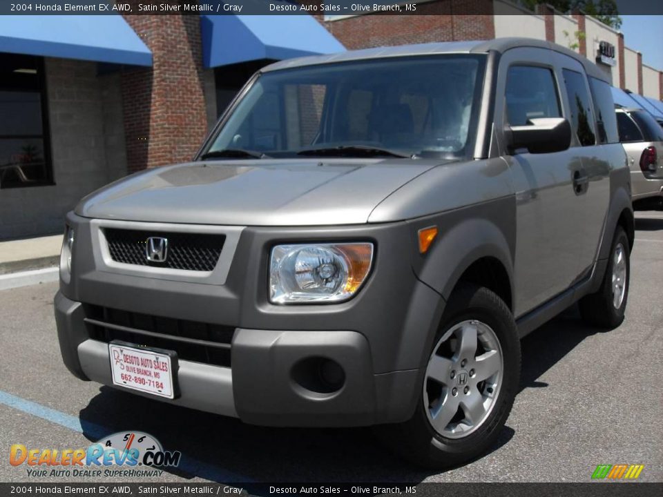 2004 Honda Element EX AWD Satin Silver Metallic / Gray Photo #2