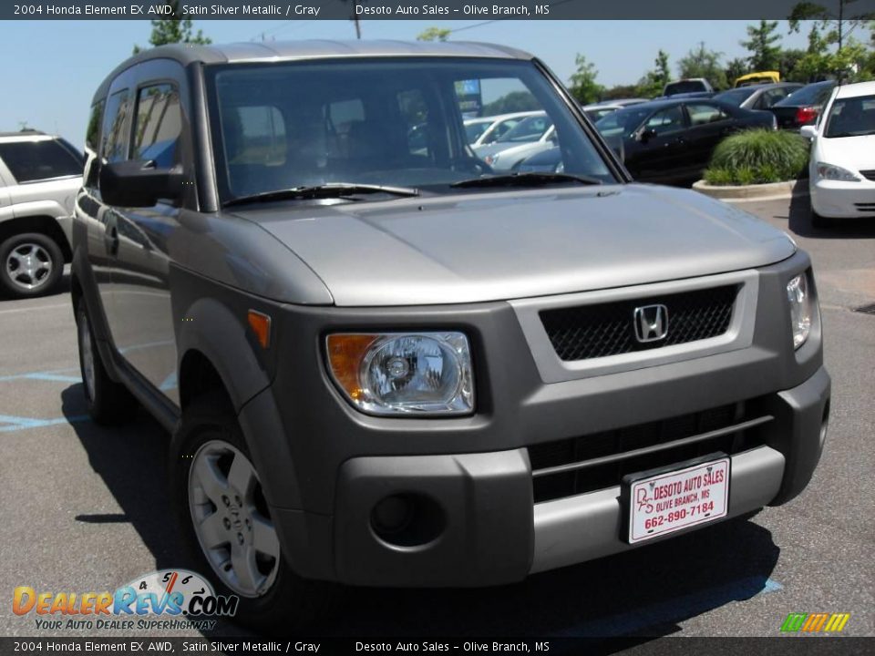 2004 Honda Element EX AWD Satin Silver Metallic / Gray Photo #4