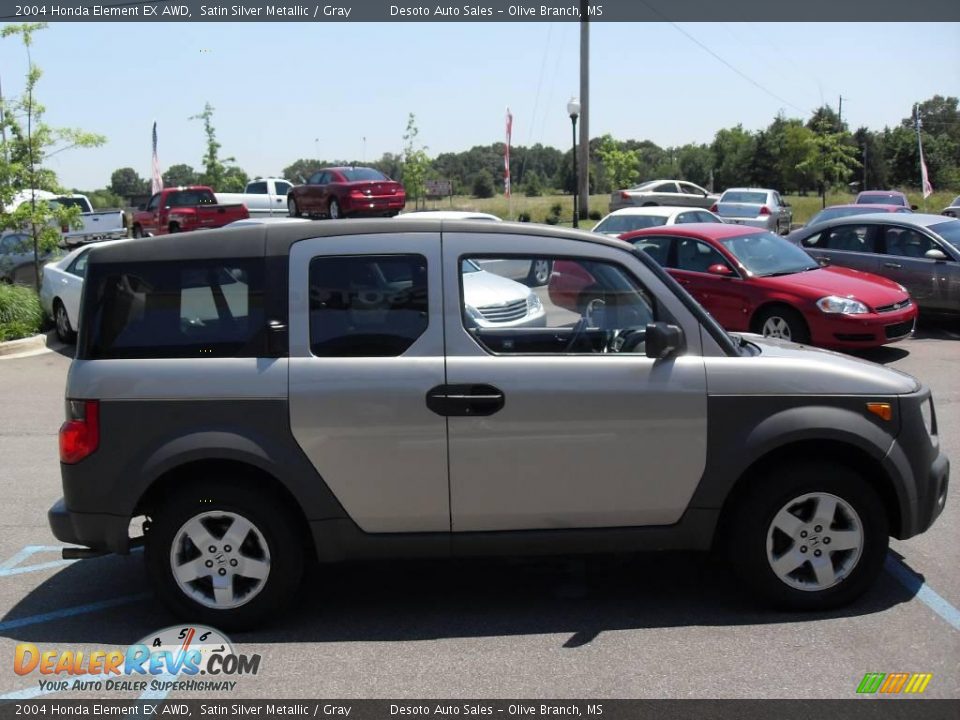 2004 Honda Element EX AWD Satin Silver Metallic / Gray Photo #5