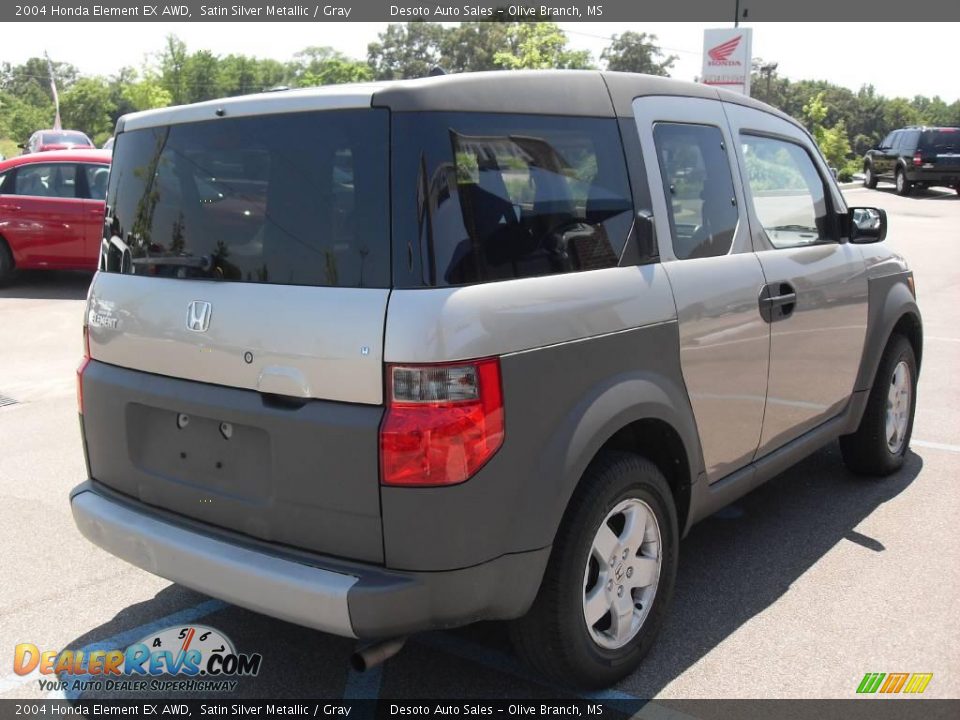 2004 Honda Element EX AWD Satin Silver Metallic / Gray Photo #6