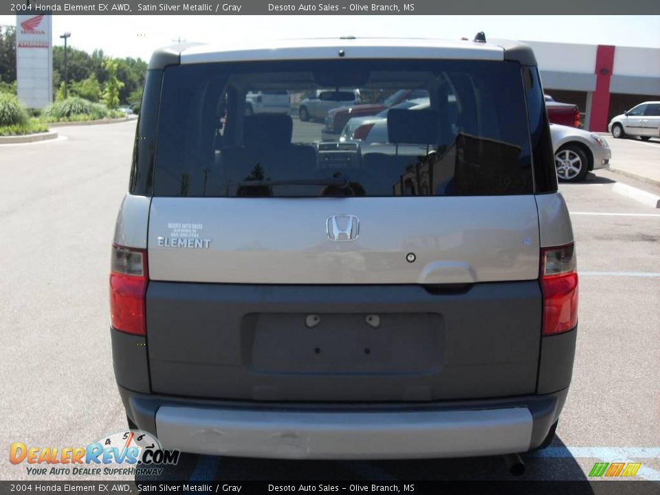 2004 Honda Element EX AWD Satin Silver Metallic / Gray Photo #7