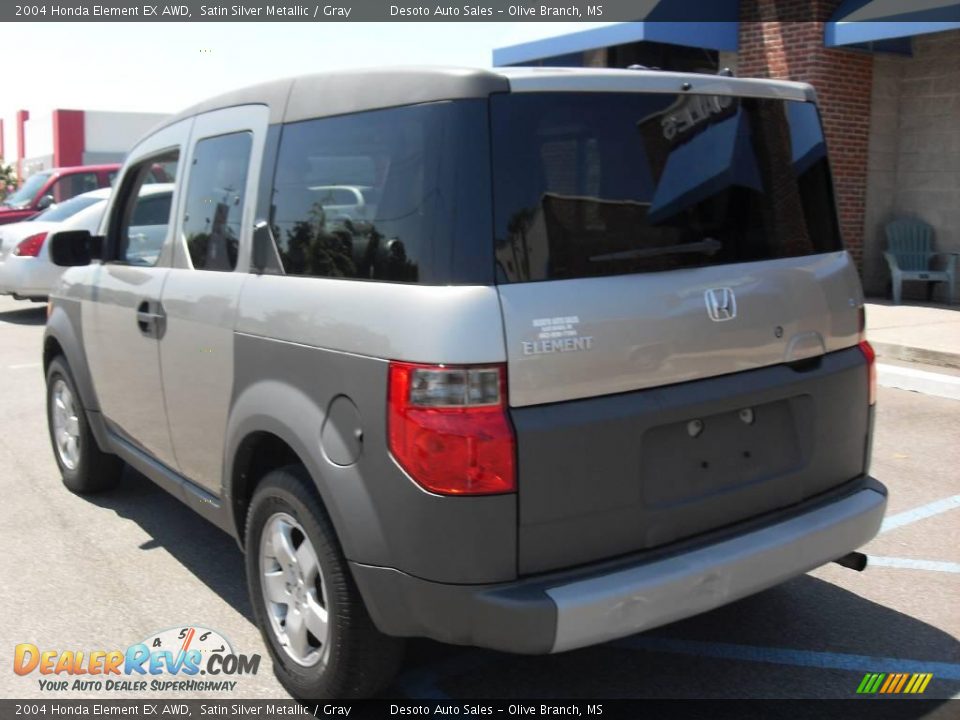2004 Honda Element EX AWD Satin Silver Metallic / Gray Photo #8