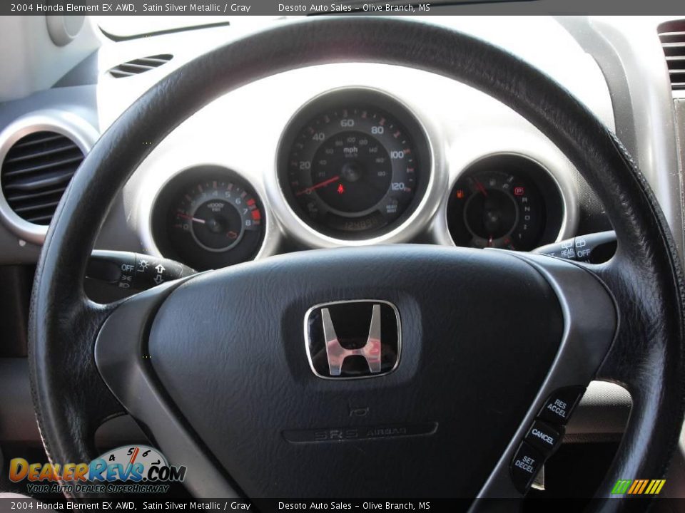 2004 Honda Element EX AWD Satin Silver Metallic / Gray Photo #10