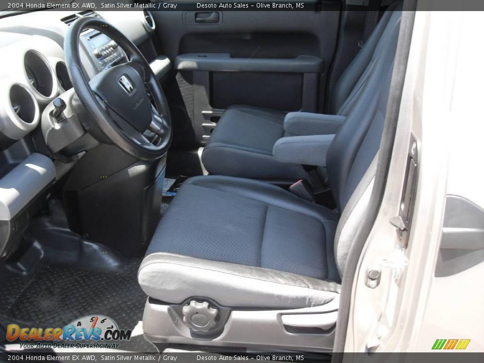 2004 Honda Element EX AWD Satin Silver Metallic / Gray Photo #13