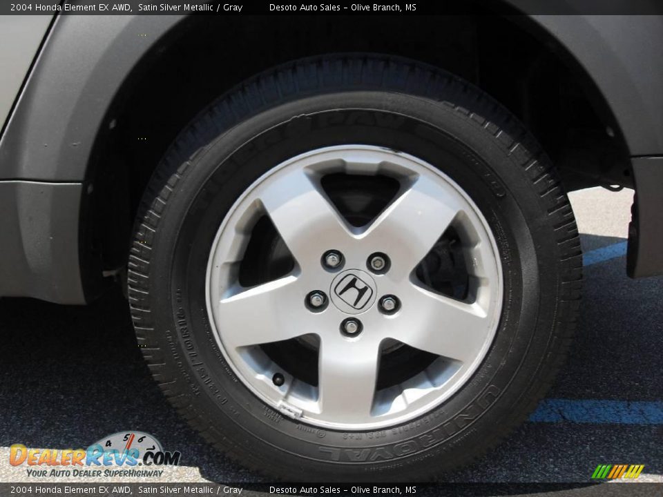 2004 Honda Element EX AWD Satin Silver Metallic / Gray Photo #19