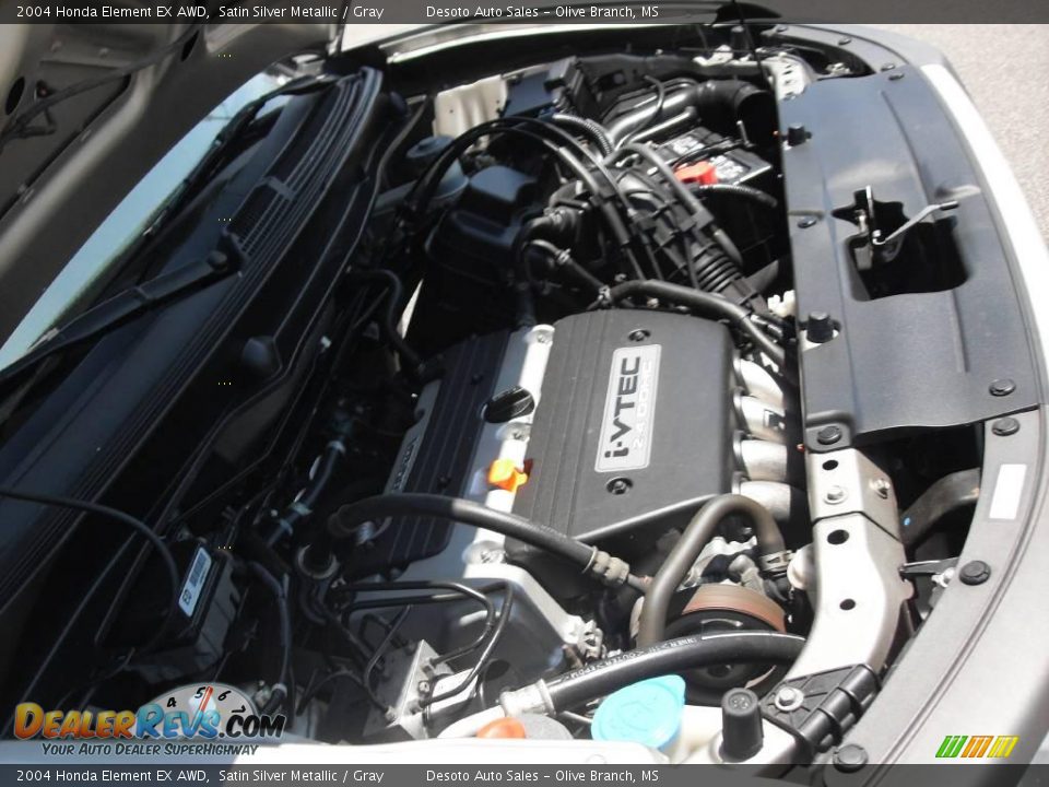 2004 Honda Element EX AWD Satin Silver Metallic / Gray Photo #22