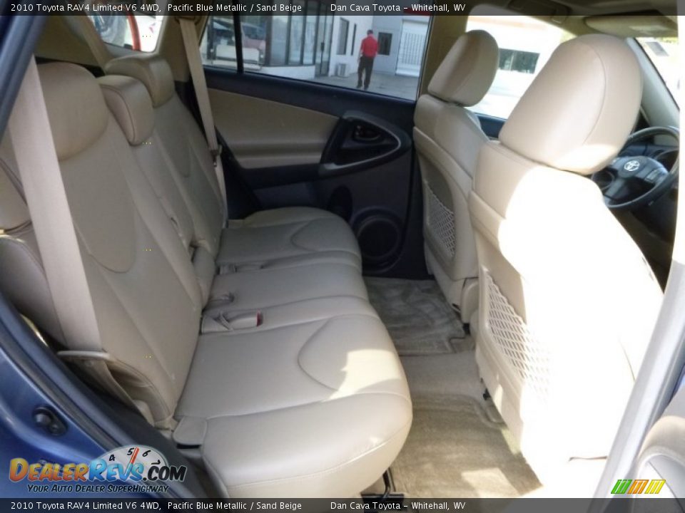 2010 Toyota RAV4 Limited V6 4WD Pacific Blue Metallic / Sand Beige Photo #7