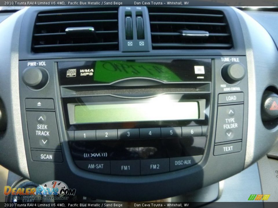 2010 Toyota RAV4 Limited V6 4WD Pacific Blue Metallic / Sand Beige Photo #17