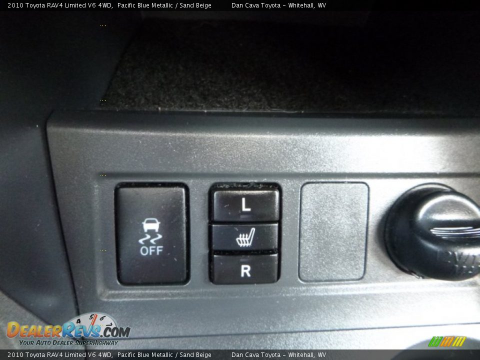 2010 Toyota RAV4 Limited V6 4WD Pacific Blue Metallic / Sand Beige Photo #19