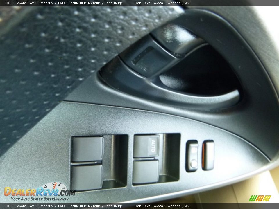 2010 Toyota RAV4 Limited V6 4WD Pacific Blue Metallic / Sand Beige Photo #20