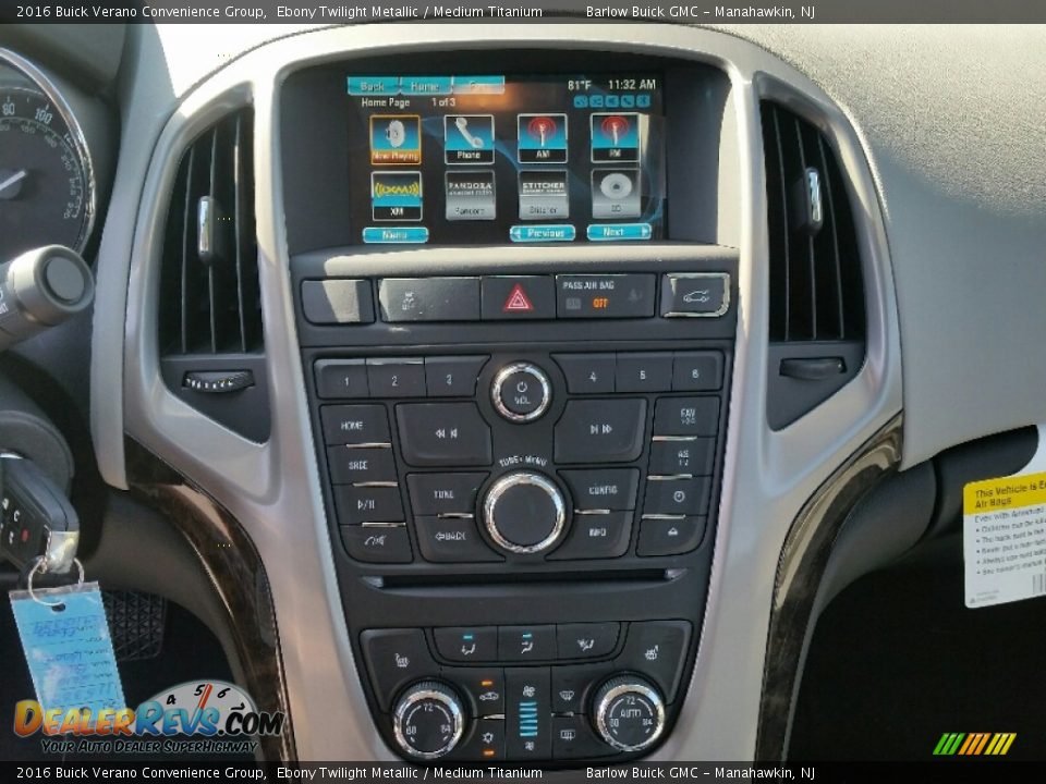 2016 Buick Verano Convenience Group Ebony Twilight Metallic / Medium Titanium Photo #9