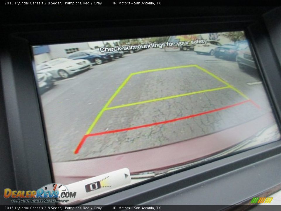 2015 Hyundai Genesis 3.8 Sedan Pamplona Red / Gray Photo #20