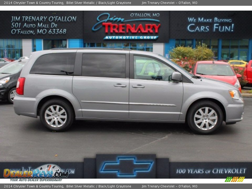2014 Chrysler Town & Country Touring Billet Silver Metallic / Black/Light Graystone Photo #1