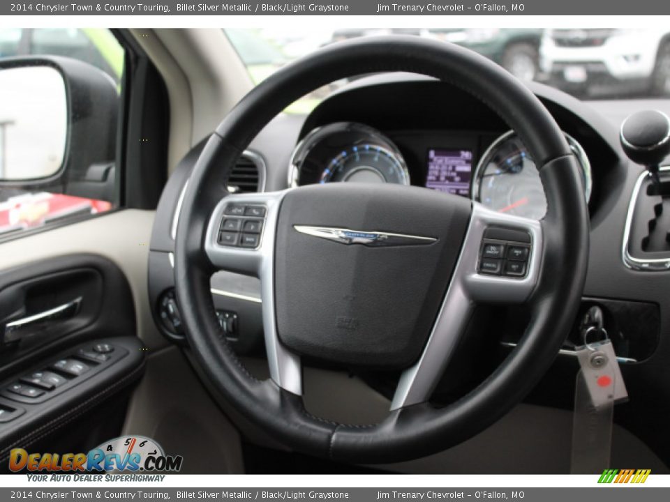 2014 Chrysler Town & Country Touring Billet Silver Metallic / Black/Light Graystone Photo #11
