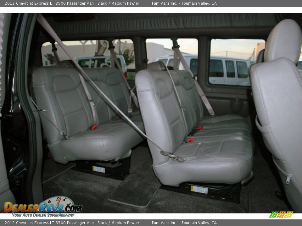 2012 Chevrolet Express LT 3500 Passenger Van Black / Medium Pewter Photo #2