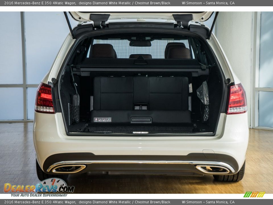 2016 Mercedes-Benz E 350 4Matic Wagon designo Diamond White Metallic / Chestnut Brown/Black Photo #5