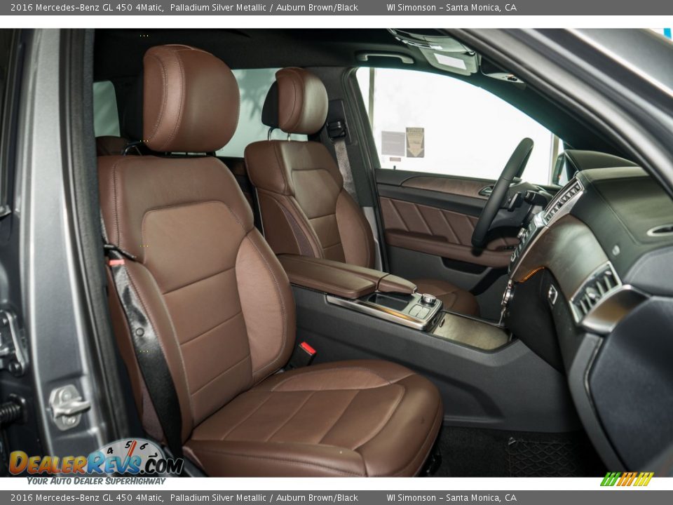 Auburn Brown/Black Interior - 2016 Mercedes-Benz GL 450 4Matic Photo #2
