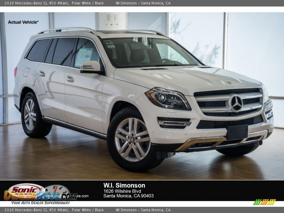 2016 Mercedes-Benz GL 450 4Matic Polar White / Black Photo #1