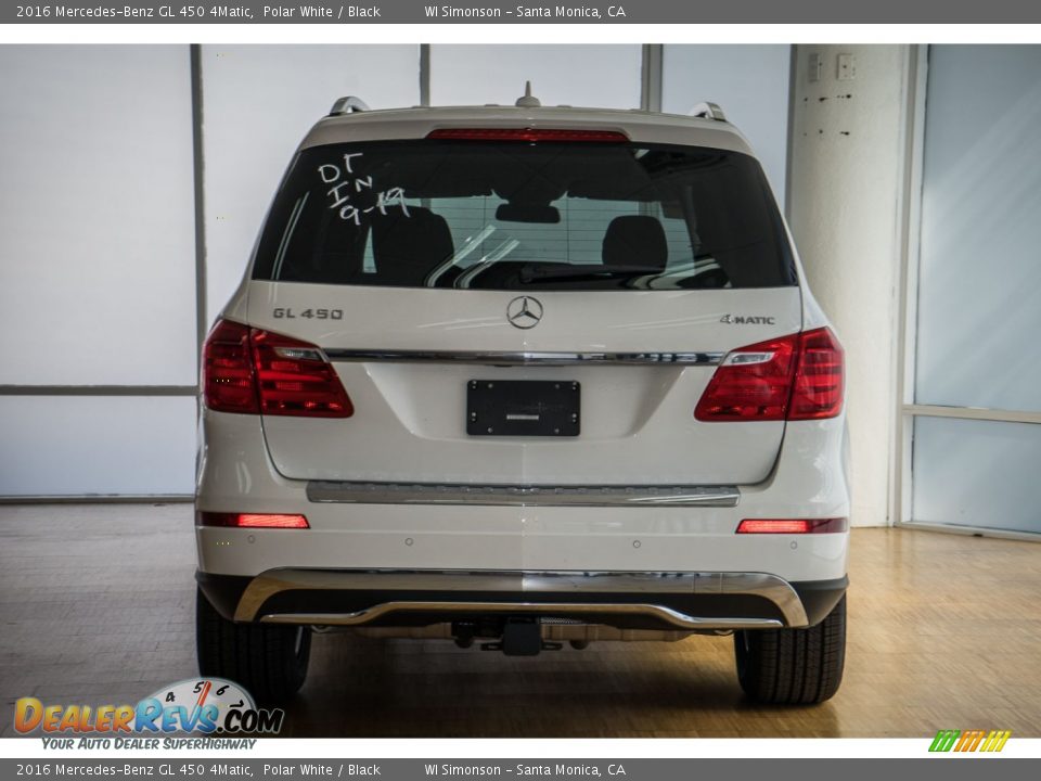 2016 Mercedes-Benz GL 450 4Matic Polar White / Black Photo #4