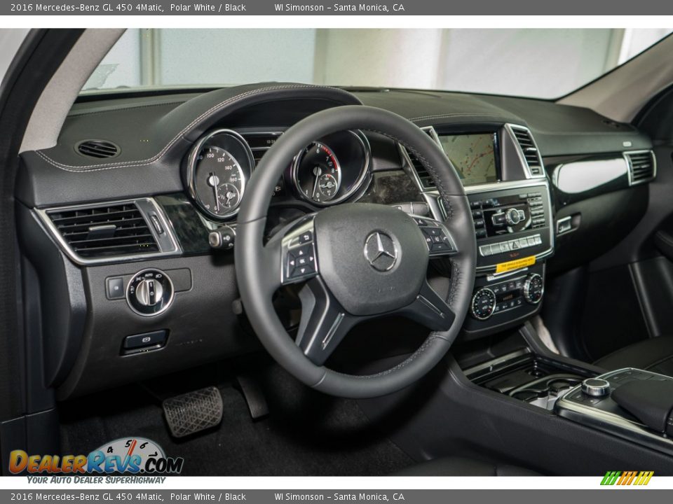 2016 Mercedes-Benz GL 450 4Matic Polar White / Black Photo #6