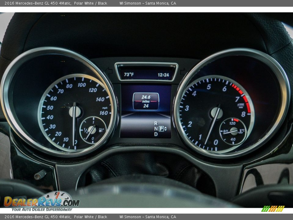 2016 Mercedes-Benz GL 450 4Matic Polar White / Black Photo #8