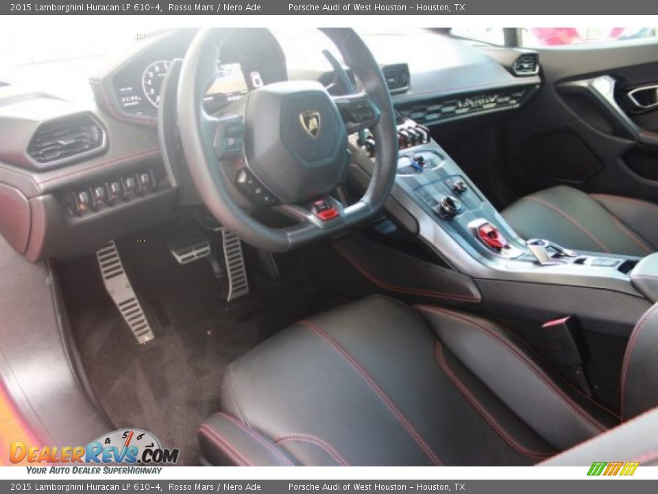 Nero Ade Interior - 2015 Lamborghini Huracan LP 610-4 Photo #15